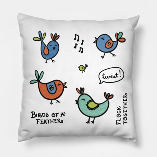 Birds of a Feather Pillow