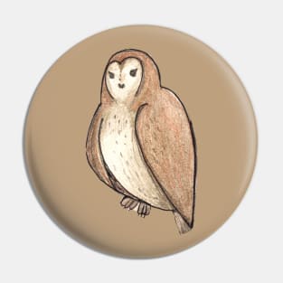 barn owl Pin