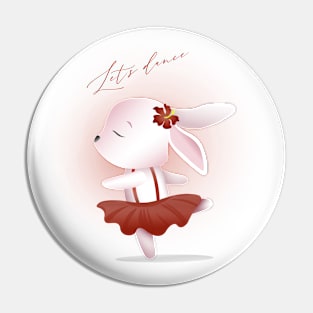 Dancing lovely bunny Pin