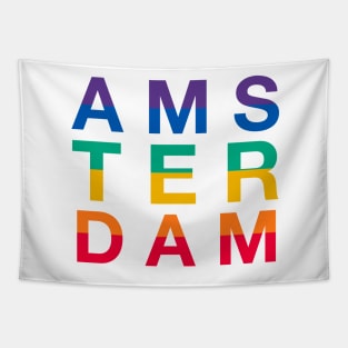 Amsterdam is like a rainbow Tapestry