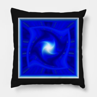 A star on blue Pillow