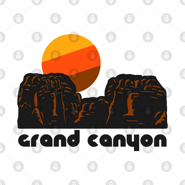 Retro Grand Canyon ))(( Tourist Souvenir National Park Design by darklordpug