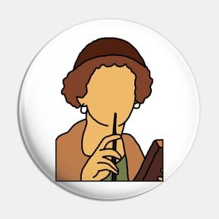 Sappho Illustration Pin