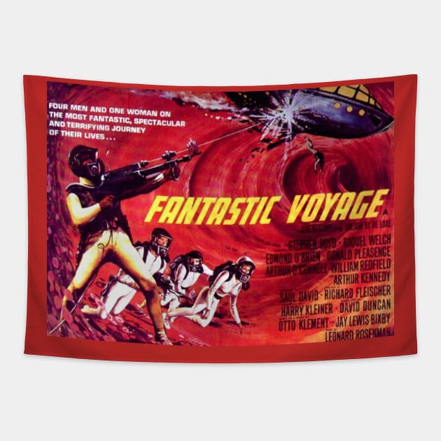 Classic Sci-Fi Lobby Card - Fantastic Voyage Tapestry by Starbase79