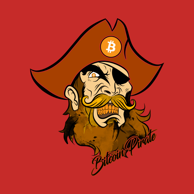 Bitcoin Pirate by CryptoTextile