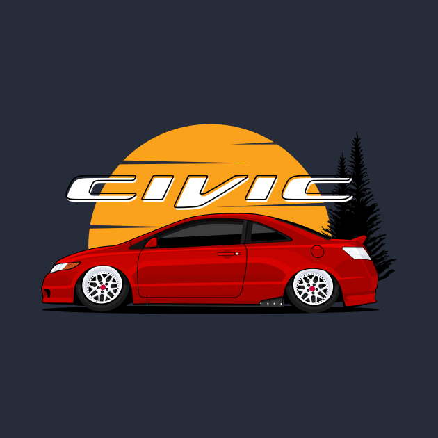 Civic SI JDM Style by masjestudio