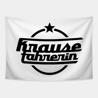 Krause driver logo (black) Tapestry