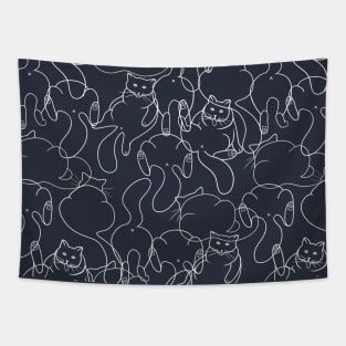 Cat Butts Tapestry