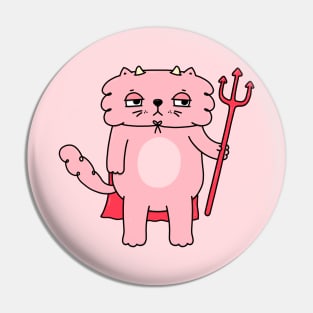 Cat Devil Pin