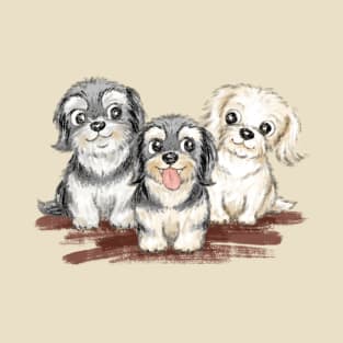 Three puppies T-Shirt