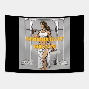 Aphrodite at the gym Tapestry