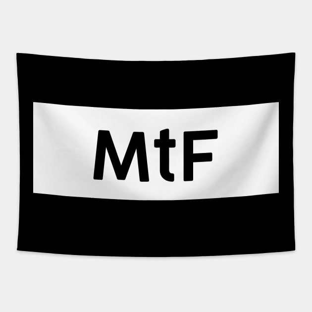 MtF Square Tapestry by TheGentlemanPeacock