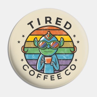 Caffeinated Cosmos - The Java-Sipping Martian Pin