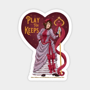 The Queen of Hearts Magnet