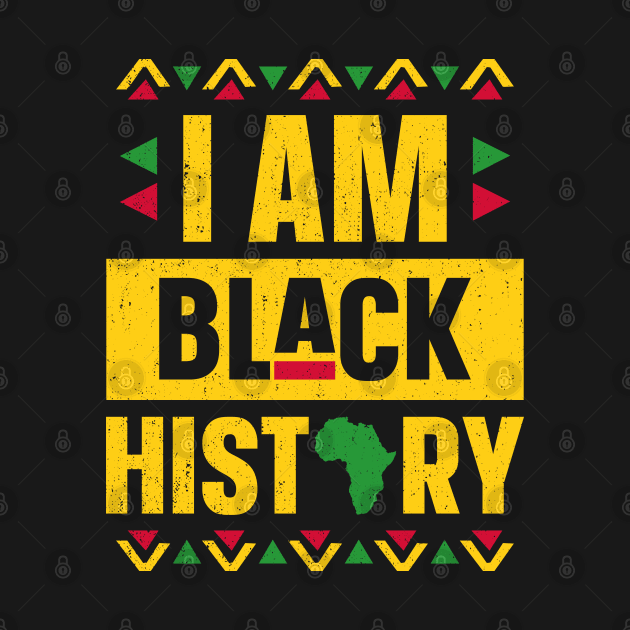 I Am Black History Month African American Black Pride by trendingoriginals