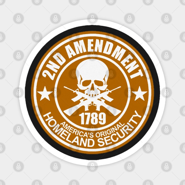 2nd Amendment - Americas Original Homeland Security Magnet by  The best hard hat stickers 