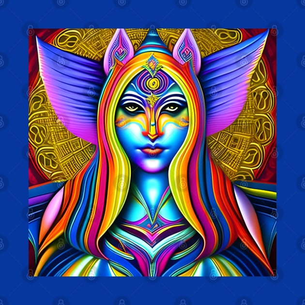 Catgirl DMTfied (25) - Trippy Psychedelic Art by TheThirdEye