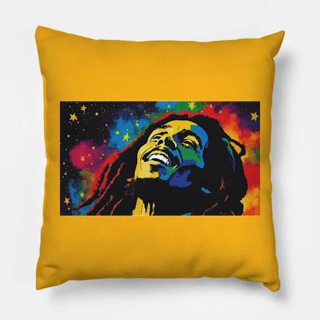 BOB MARLEY-LEGENDARY 13 Pillow by MAXIMUM STREET COUTURE