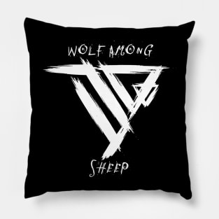 DEACON QUINN BLACK AND WHITE LOGO TEE Pillow