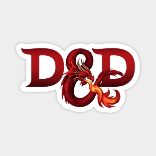 Dungeons and Dragons Logo Magnet