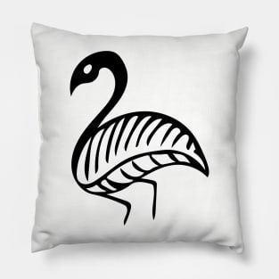 Geometric bird II - timeless abstraction Pillow