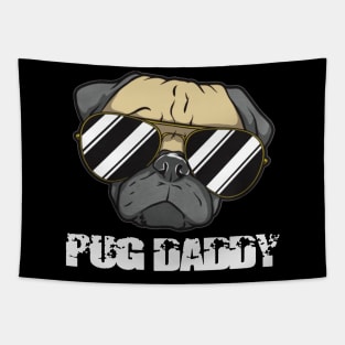 Pug Daddy Funny T-shirt For Men Women Lover Pug Tapestry