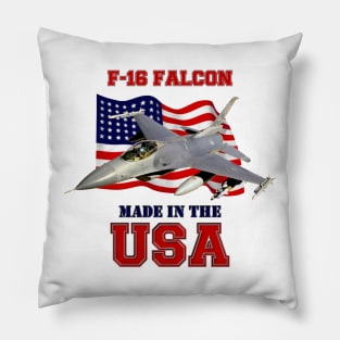 F-16 Fighting Falcon Made in the USA Pillow