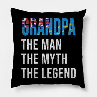 Grand Father Tuvaluan Grandpa The Man The Myth The Legend - Gift for Tuvaluan Dad With Roots From  Tuvalu Pillow