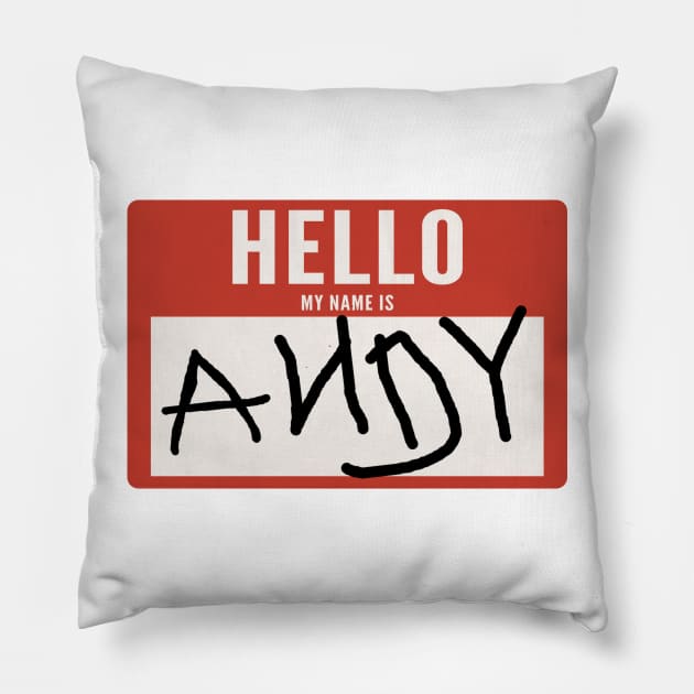 Hello, My name is Andy Pillow by PopcornApparel
