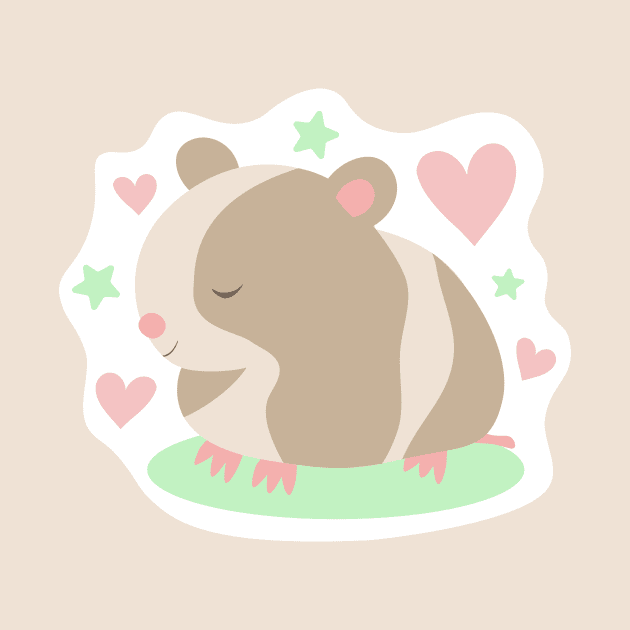 Sleepy Hamster by HelenDesigns