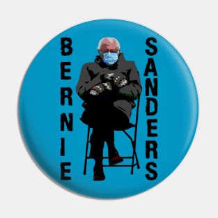 BERNIE SANDERS SITTING ALONE Pin