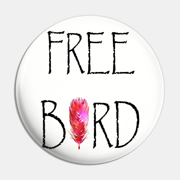 Free Bird Pin by lunabelleapparel