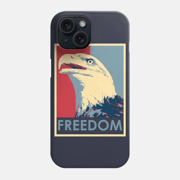 Freedom Eagle Phone Case by nickbeta