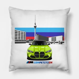 Competition (green) Pillow