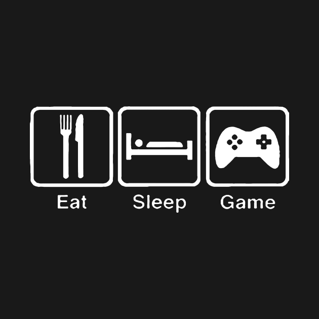 Eat Sleep Game by Mariteas