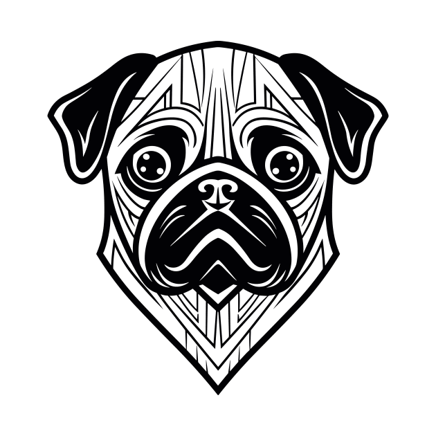 Pug Dog Pet Animal World Furry Friend Vector Graphic by Cubebox