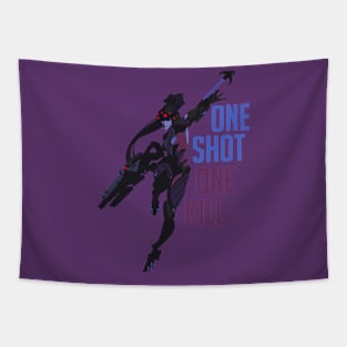 One Shot One Kill Tapestry