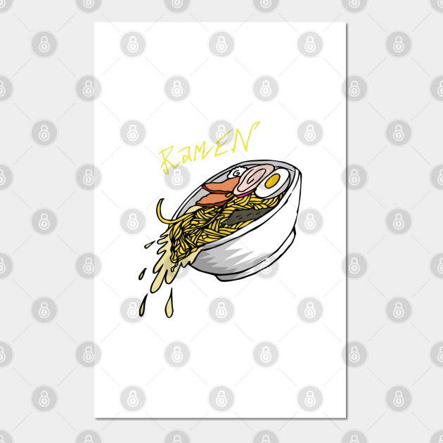 Ramen Illustration Ramen Noodle Posters And Art Prints Teepublic