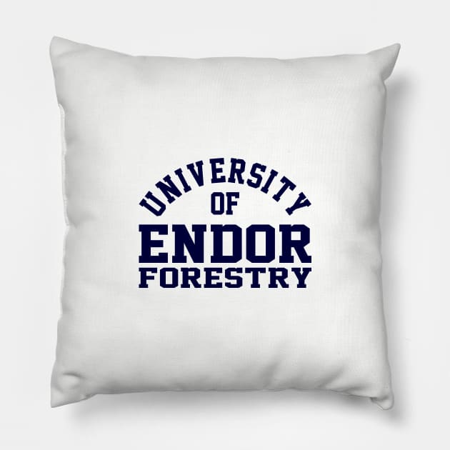 University of Endor Forestry Pillow by DrPeper