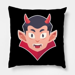 vampire cartoon Pillow