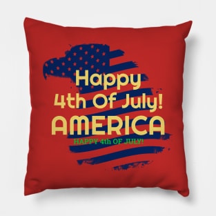 happy 4th of July America Pillow