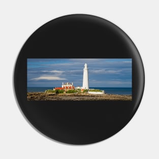 St Mary's Island & Lighthouse, Northumberland, North East England Pin