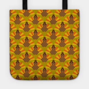 thanksgiving turkey pattern Tote