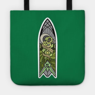 Ambitious and clever snake ~ Wizard school Tote