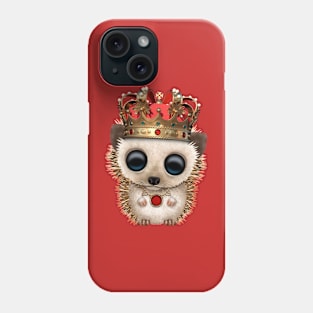 Cute Royal Hedgehog Wearing Crown Phone Case