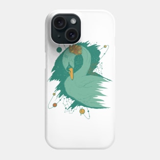 Mountain Green Swan Among The Stars Phone Case