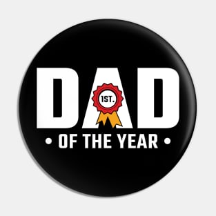 Dad Of The Year v2 Pin