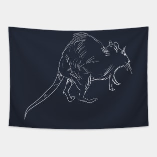 Sketch Rat Tapestry