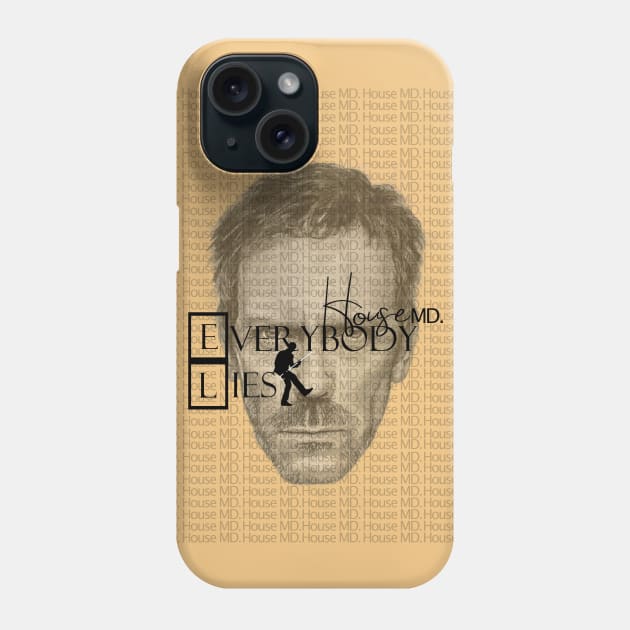 Dr House (House MD.) Phone Case by FunnyBearCl
