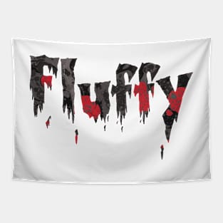 Ironic Gothic Horror Fluffy Tapestry